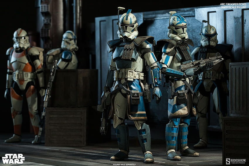 Star Wars Arc Clone Trooper: Fives Phase II Armor Sixth Scal. Gwiezdne wojny podtekst, Klonkrieger, Gwiezdne wojny, Clone Trooper Echo Tapeta HD