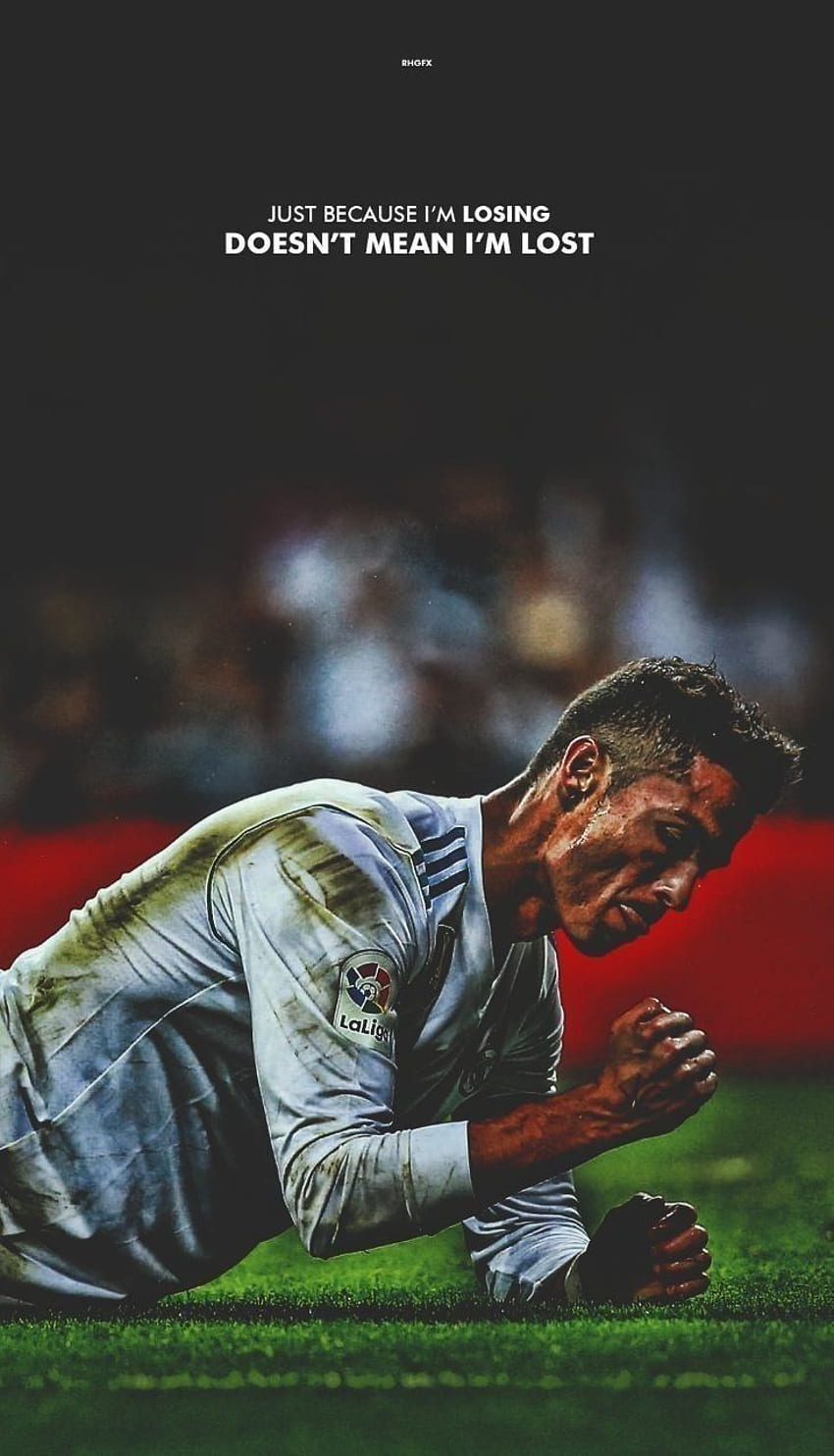Citações motivacionais de Cristiano Ronaldo, Motivacional de futebol Papel de parede de celular HD