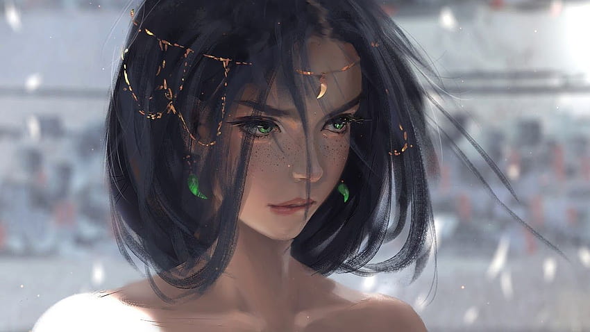 Aeolian by WLOP - Engine in 2019. Art girl, Girl HD wallpaper