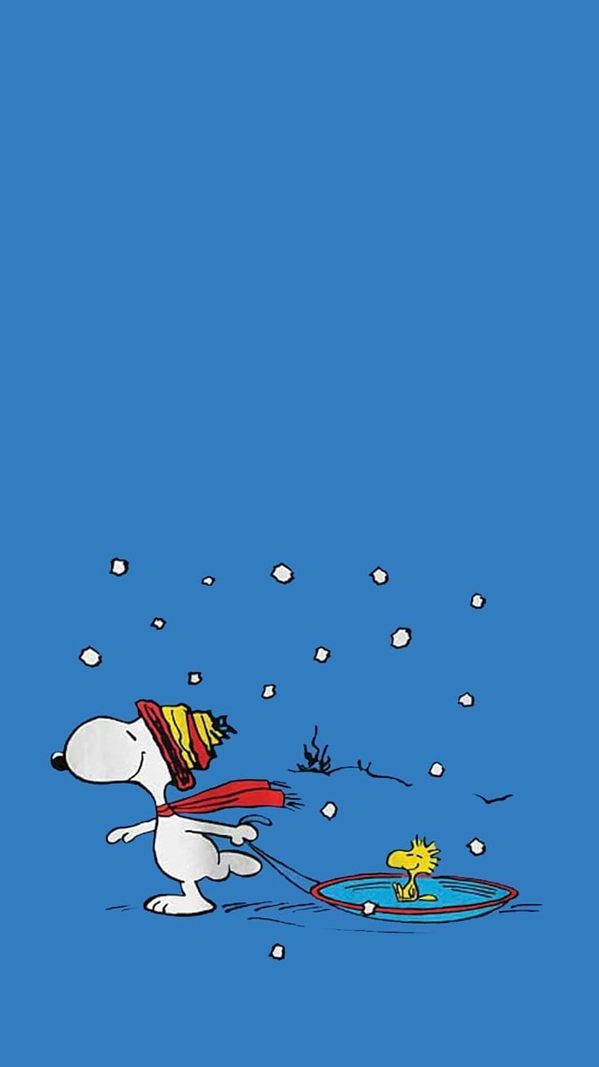 Snoopy 4ever. Snoopy, Natale carino, Natale Snoopy, Charlie Brown Winter Sfondo del telefono HD