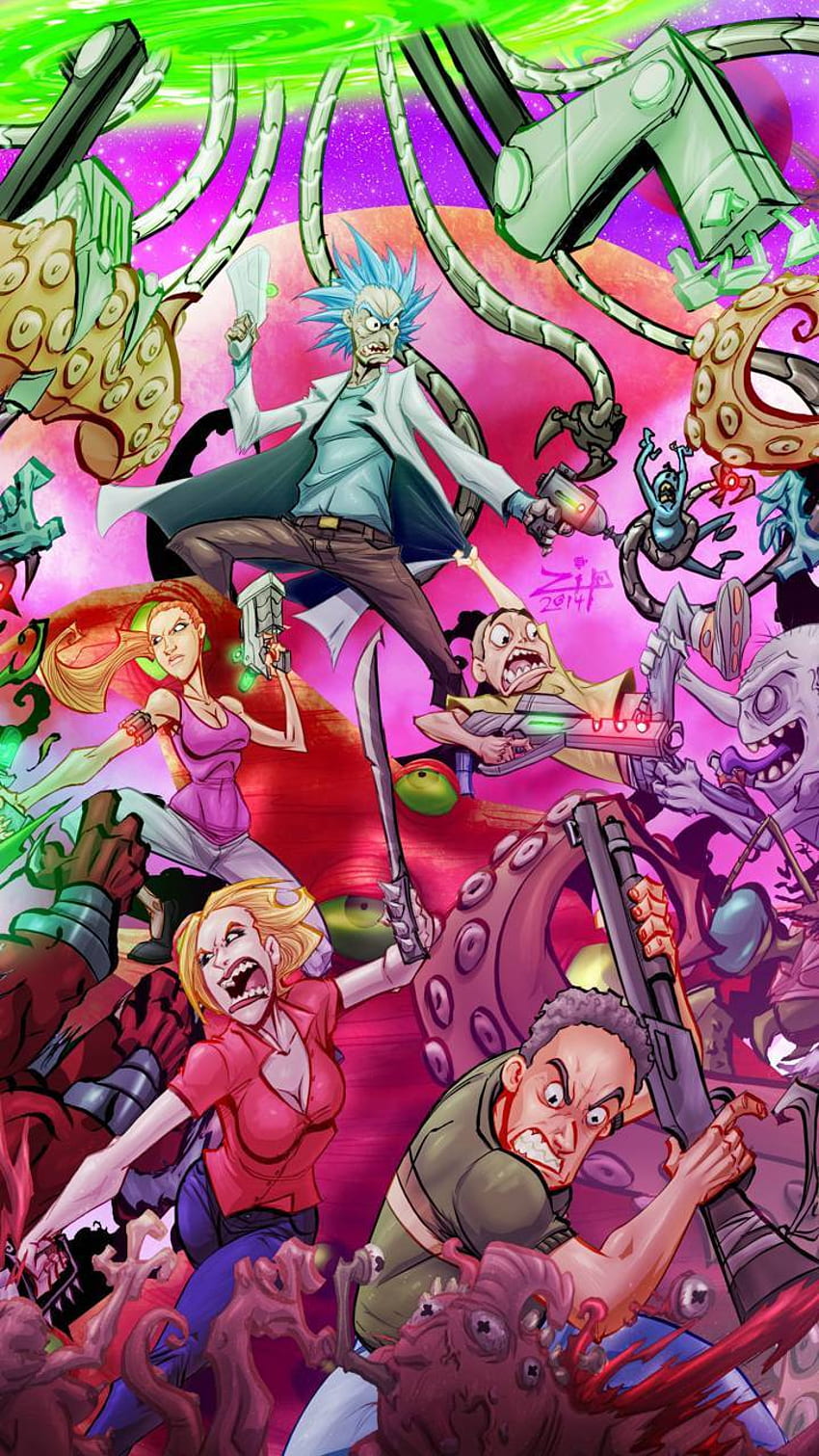 HD Rick Sanchez Wallpaper - Vibrant Rick and Morty Art by patrika