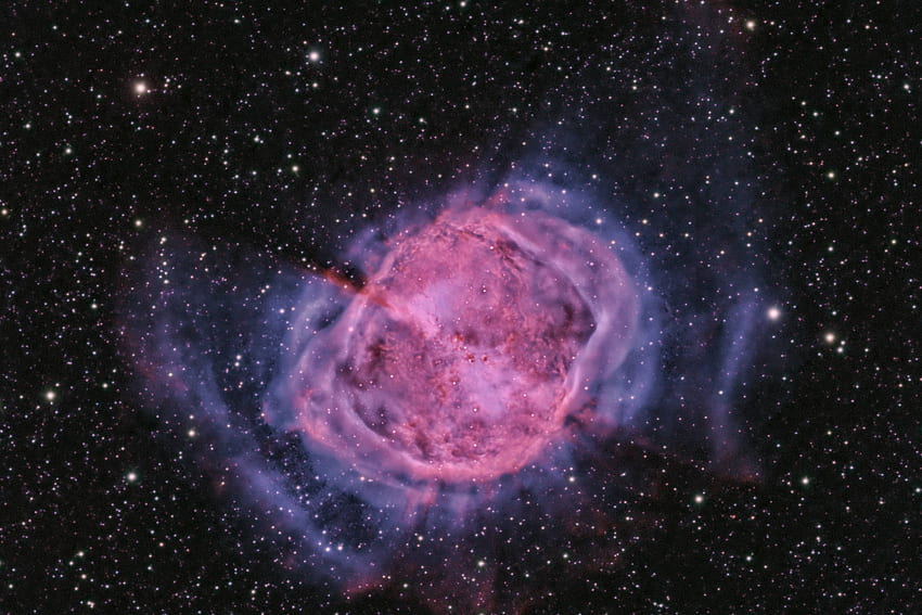 M27 La Nebulosa Dumbbell, galaxias, diversión, espacio, genial, estrellas fondo de pantalla
