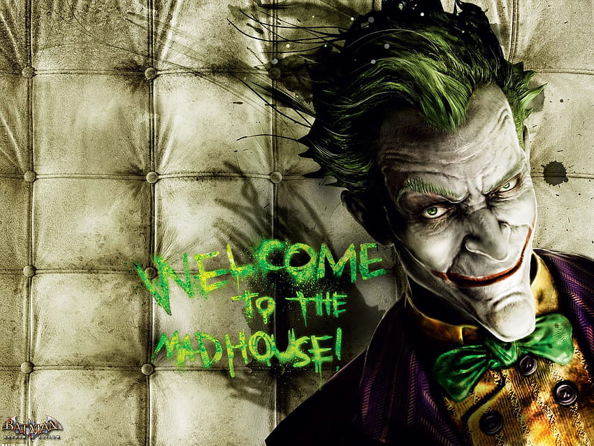 Batman Joker, lila und grüner Joker HD-Hintergrundbild