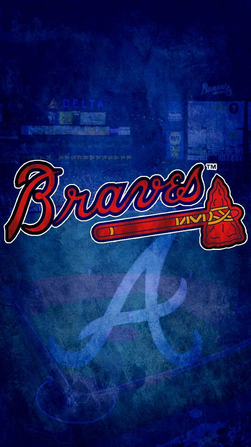 Download Atlanta Braves 3D Logo Wallpaper