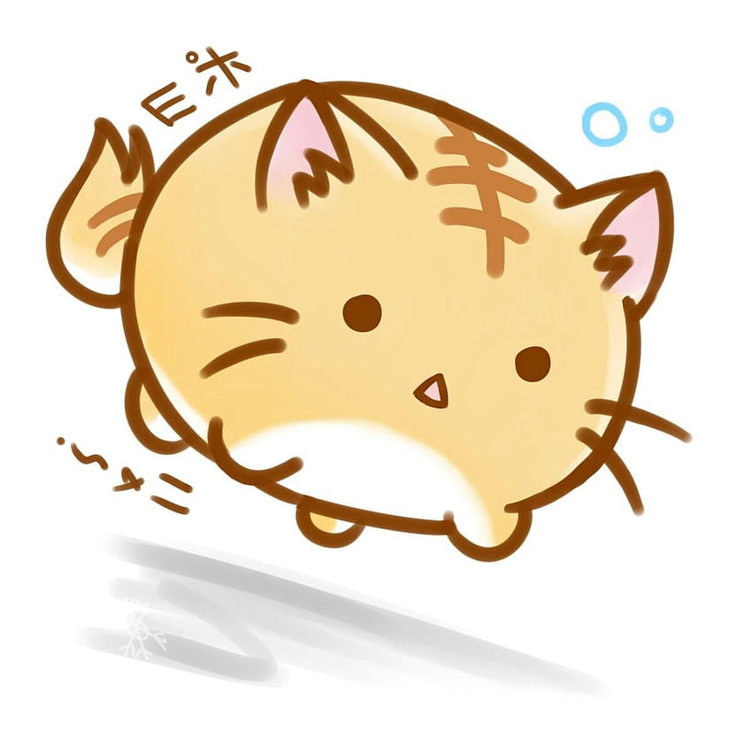 poyo cat / dan Mobile Backgroun. Kawaii , Anime kucing, Kucing, Anime Chibi Cat wallpaper ponsel HD