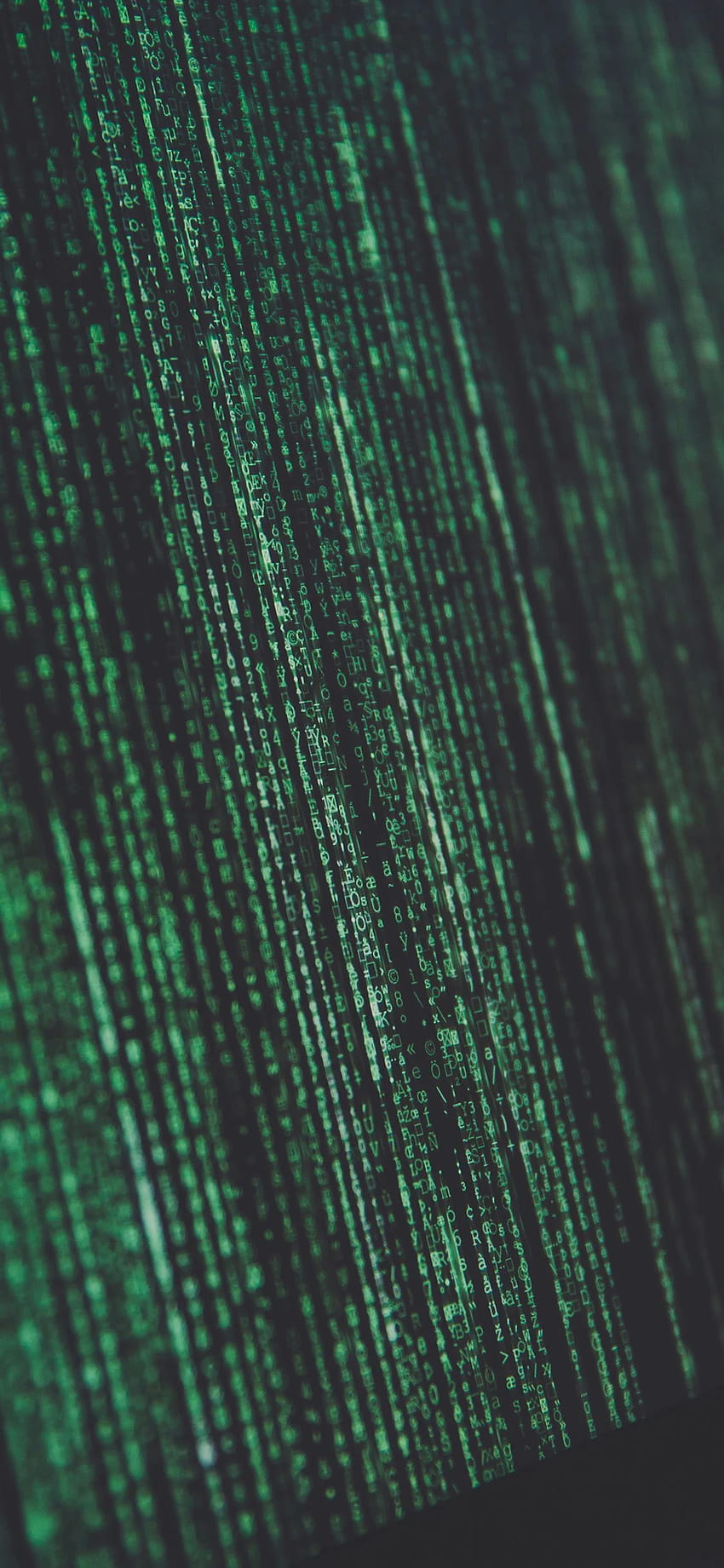 Matrix Minimal Coding Screen Computer Green Dark HD phone wallpaper