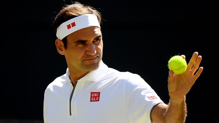 Roger Federer suona l'avvertimento di Wimbledon dopo la vittoria di Clarke Sfondo HD