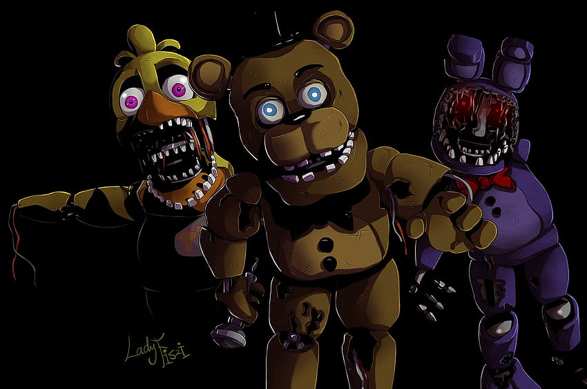 Withered Freddy Fnaf 2 by GareBearArt1