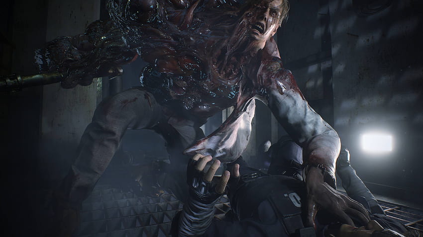 Resident Evil 2 Remake Dr. Birkin G Virus Zombi fondo de pantalla
