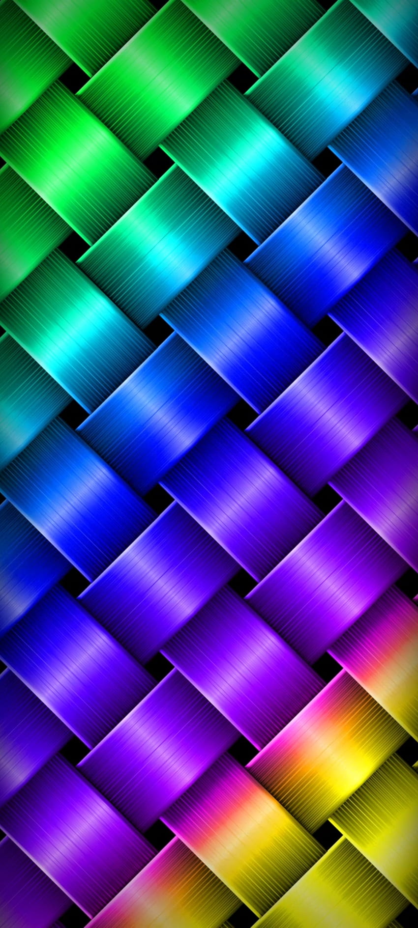 Rainbow Twist Pattern, aqua, art, pastel, Colorful HD phone wallpaper
