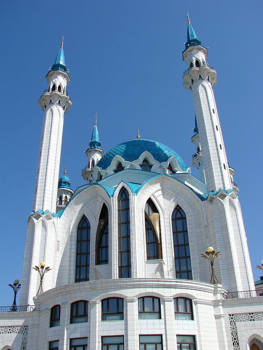 Qolsharif Mosque (Kazan, Russia). Mosque HD phone wallpaper