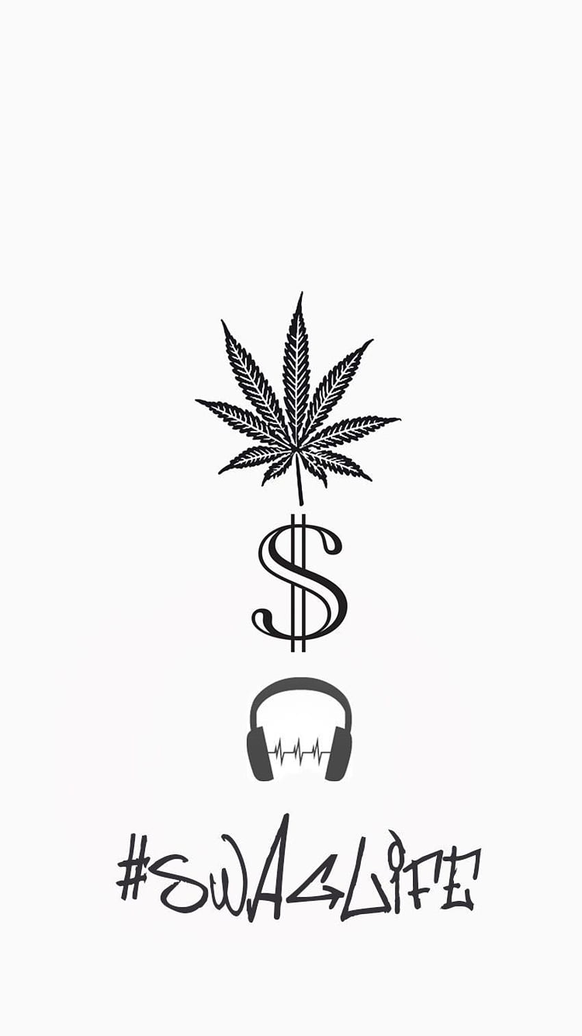 Marijuana Weed 420 마약 포스터 럭셔리 iPhone HD 전화 배경 화면