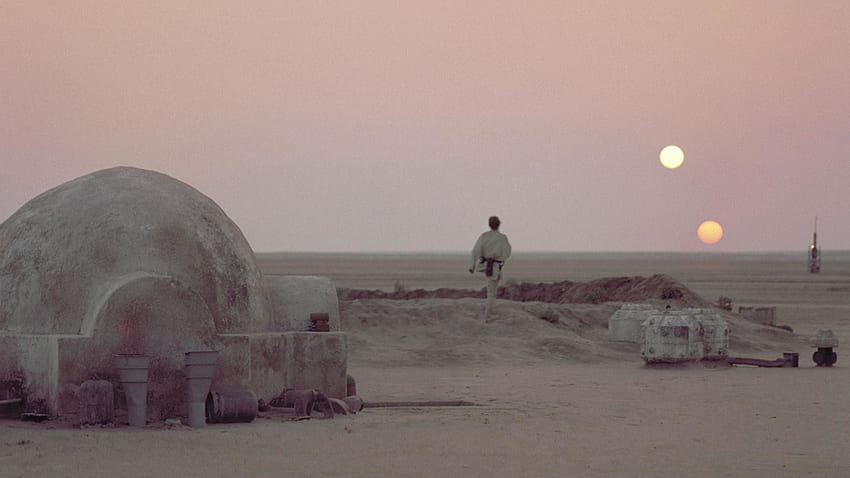 Clássico Guerra nas Estrelas: Luke em Tatooine [] ... papel de parede HD