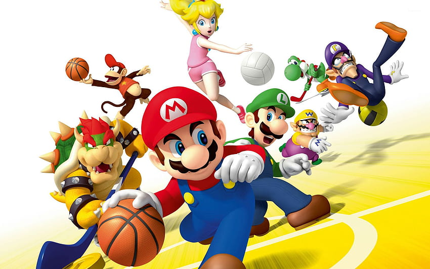 Mario Sports Mix - jogo, desenho animado esportivo papel de parede HD