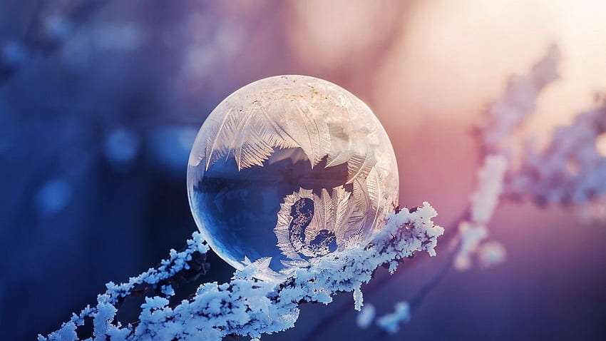 Frozen Bubble, Winter, graphy HD wallpaper