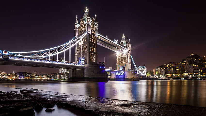 pont, paysage urbain et londres -, nuit de Londres Fond d'écran HD