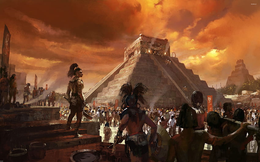 aztecas. Maya antiguo, Civilizaciones antiguas, Civilización fondo de pantalla