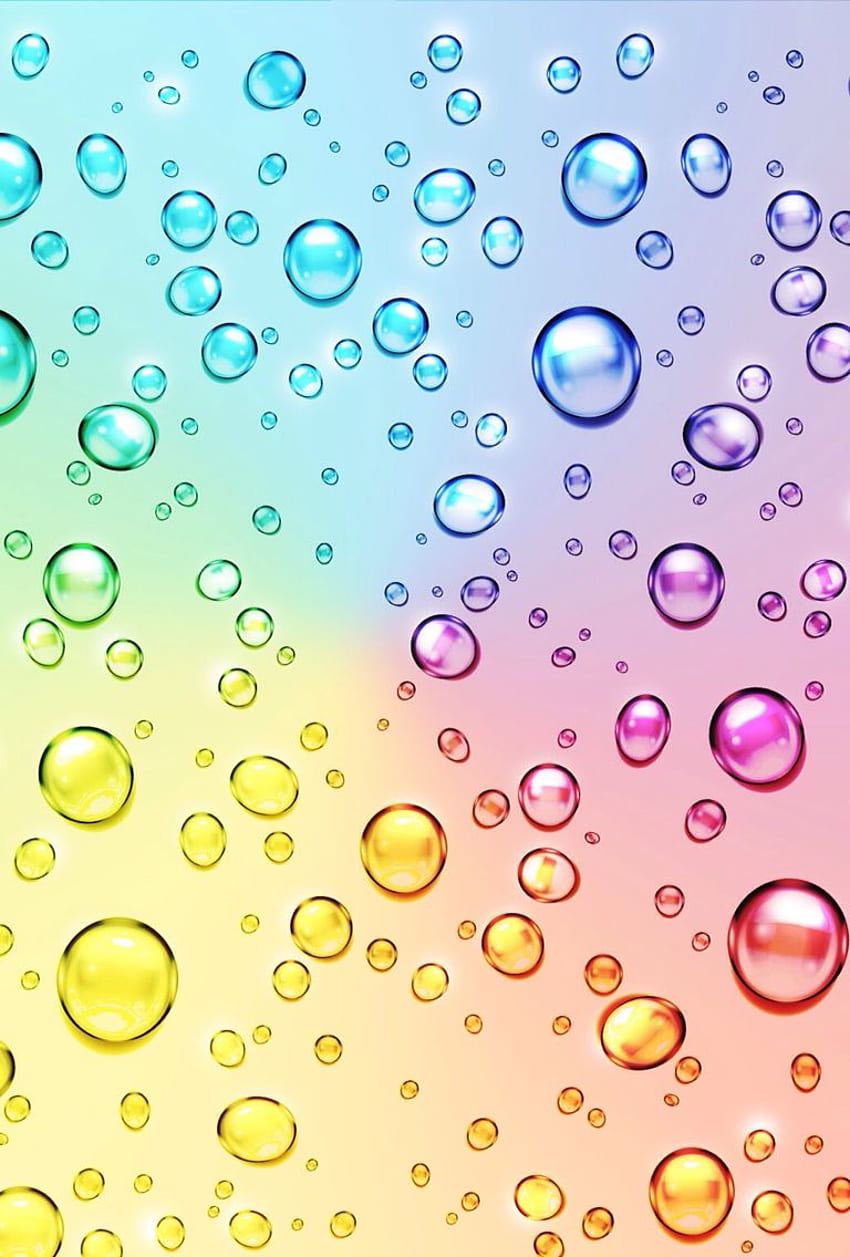 Cute Bubble Background - -, Yellow Bubble HD phone wallpaper