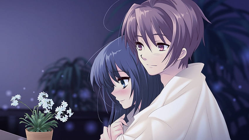 Cute Anime Couples, Dark Anime Couple HD wallpaper