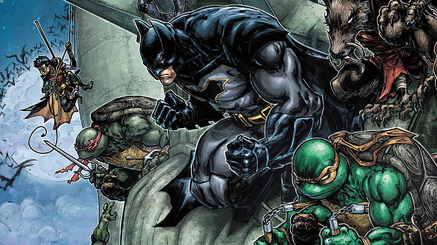 Batman vs Teenage Mutant Ninja Turtles announced, Batman TMNT HD wallpaper  | Pxfuel