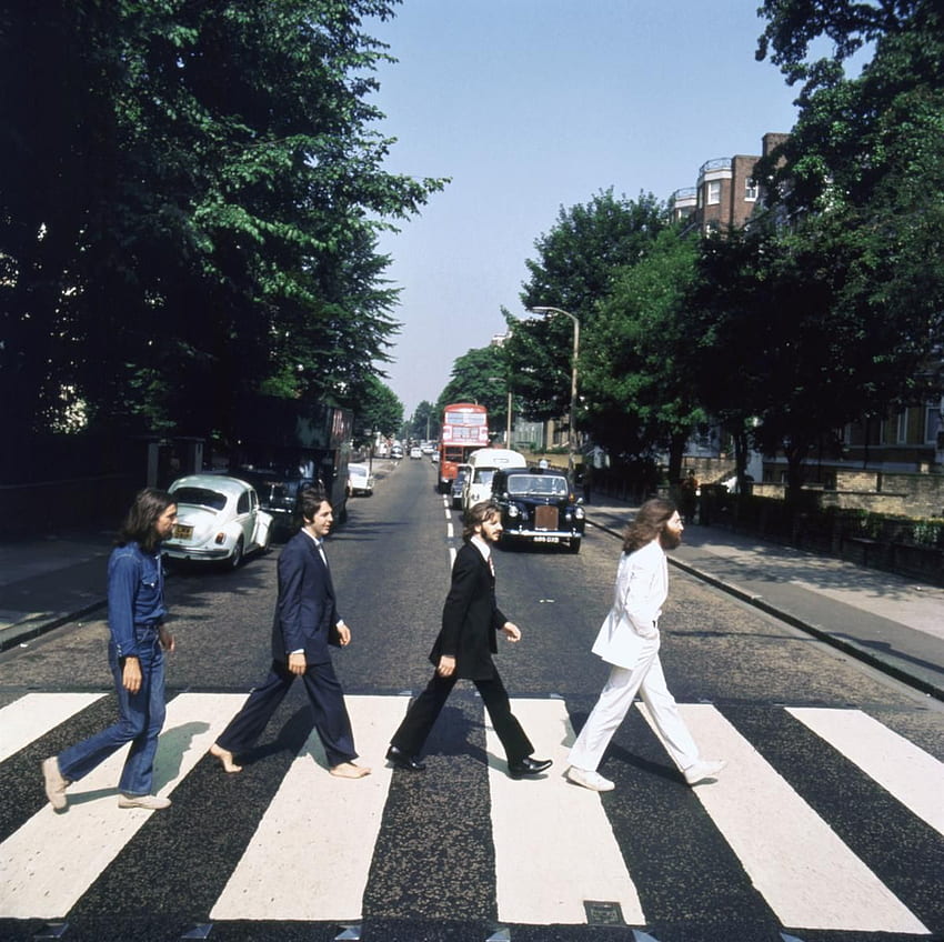 Beatles Abbey Road (Página 5), ​​The Simpsons Abbey Road papel de parede HD
