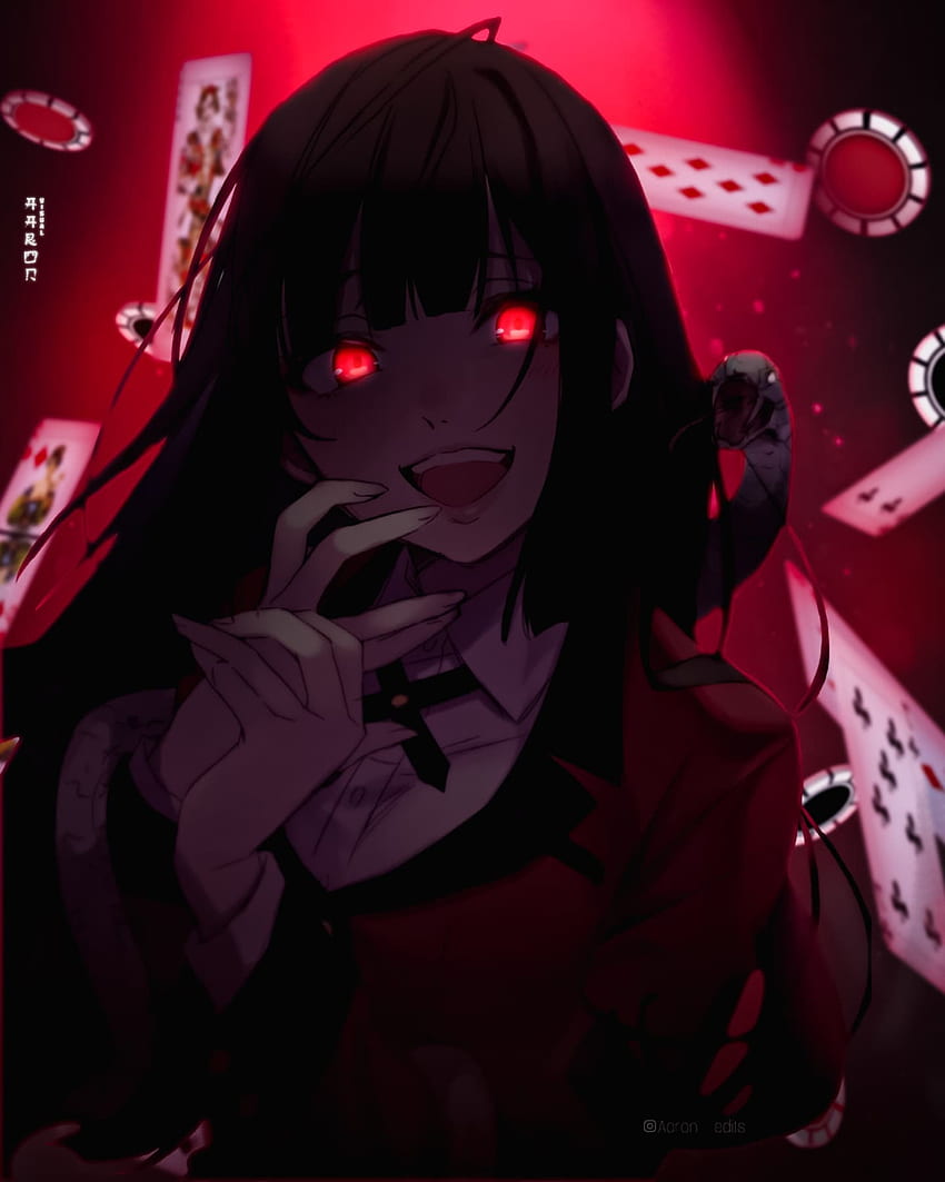 Yumeko, Magenta, Kunst, Anime HD-Handy-Hintergrundbild