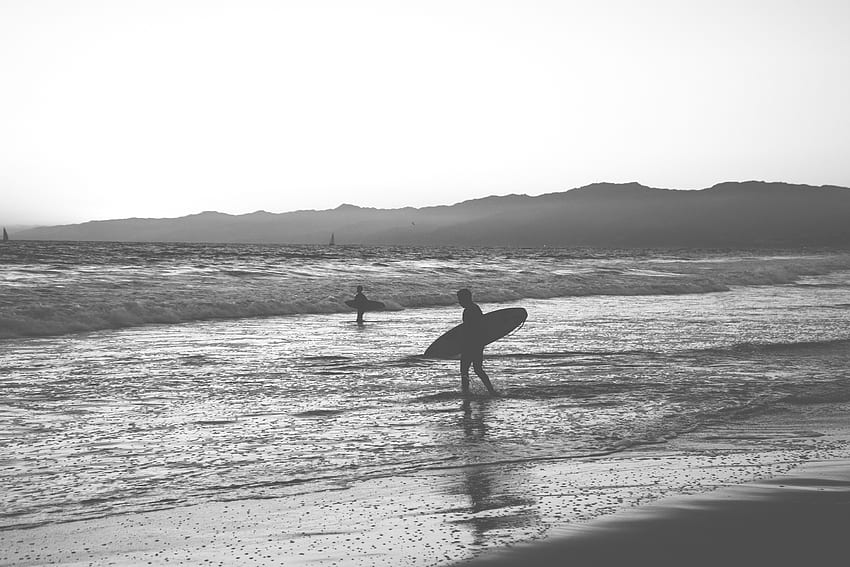 Stock of black-and-white, surfer, surfing HD wallpaper | Pxfuel