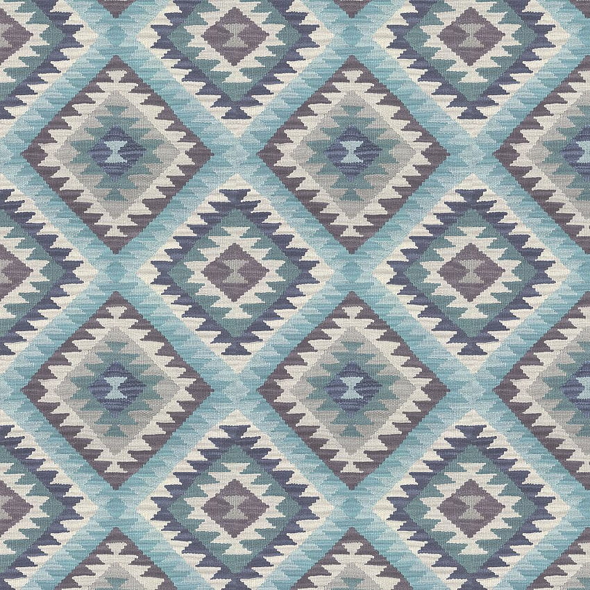 Aztec Diamond by Albany - Blue - : Direct, Aztec Pattern HD phone wallpaper