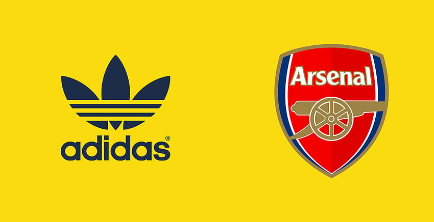 Arsenal X Adidas, Adidas Jaune Fond d'écran HD