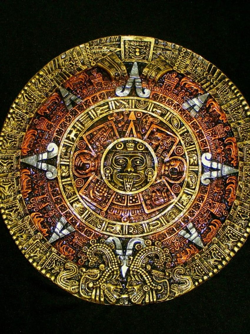 Aztec Calender (Page 1), Gold Aztec HD phone wallpaper | Pxfuel