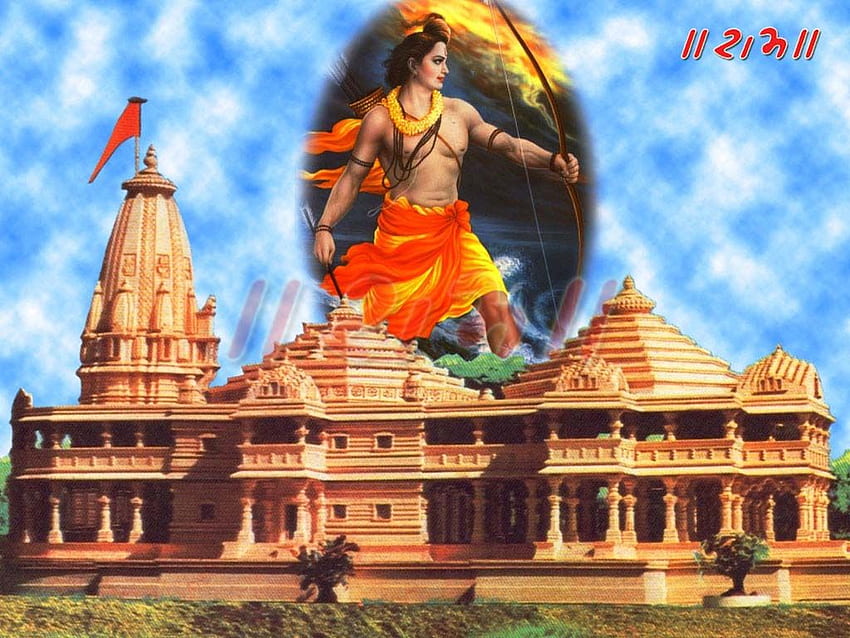 Ram Mandir - , , . Ram Mandir, Ayodhya für HD-Hintergrundbild