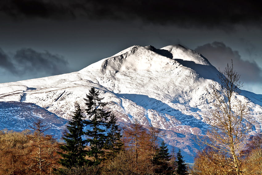 Winter, Natur, Berge, Schnee, Gipfel, Gipfel, Hänge HD-Hintergrundbild