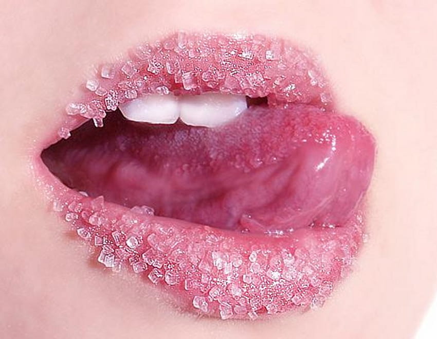 lábios de uma beleza, beijo, menina, lábios, beleza papel de parede HD