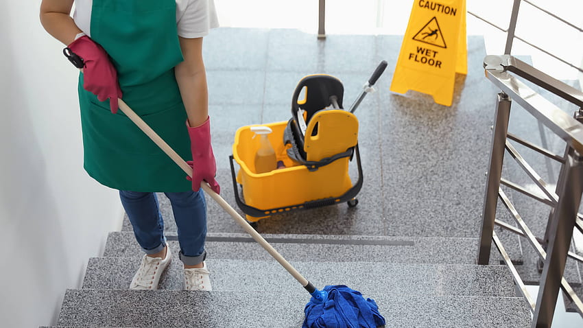 Usługi sprzątania budynków mieszkalnych — szefowie sprzątania obiektów komercyjnych Tapeta HD