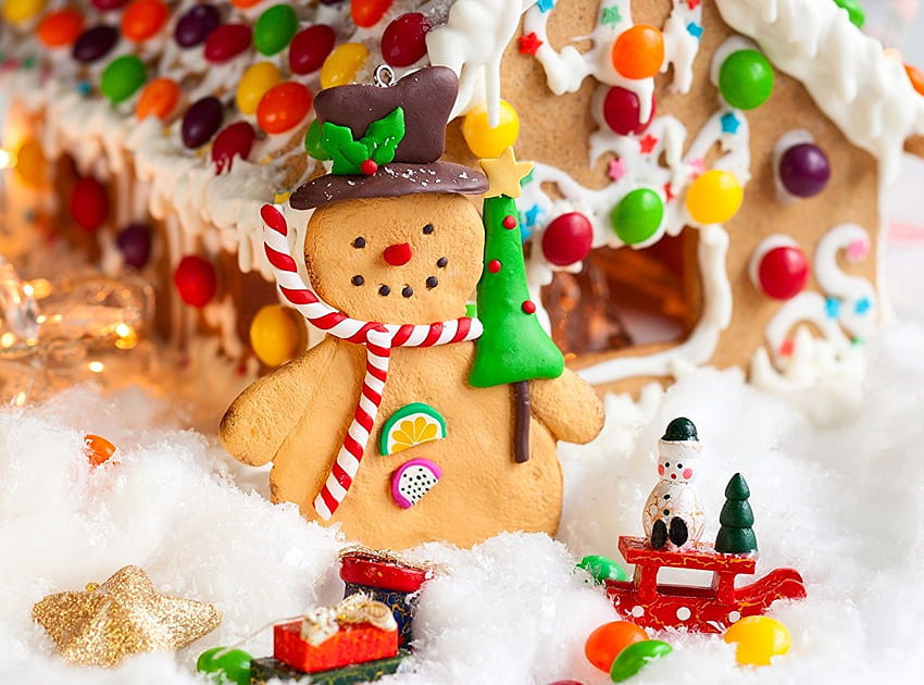 Christmas Candy Food Cookies baking Holidays HD wallpaper