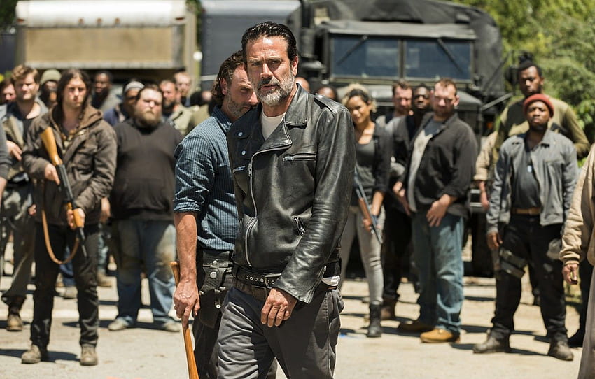 Jeffrey Dean Morgan, The Walking Dead, Rick Grimes, The Walking Dead Negan HD wallpaper