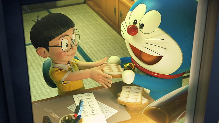 Doraemon Nobita i Shizuka, Smutna Nobita Tapeta HD