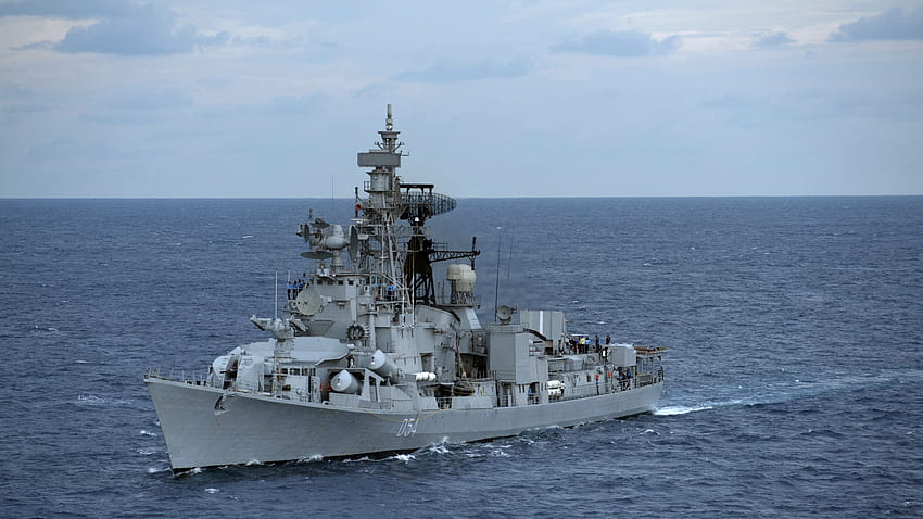 ins ranvir d54, rajput class destroyer, Indian Navy HD wallpaper