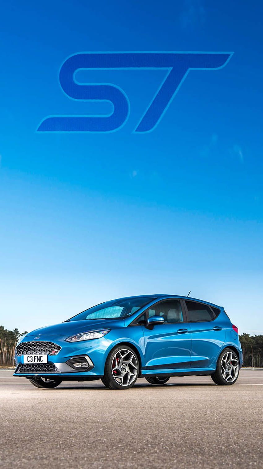 Universal Phone / Background Race Blue Fiesta ST iPhone, Ford HD phone wallpaper