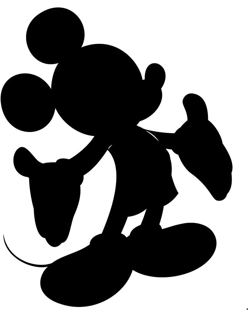 Mickey Mouse Head Silhouette, Clip Art, Clip HD phone wallpaper ...