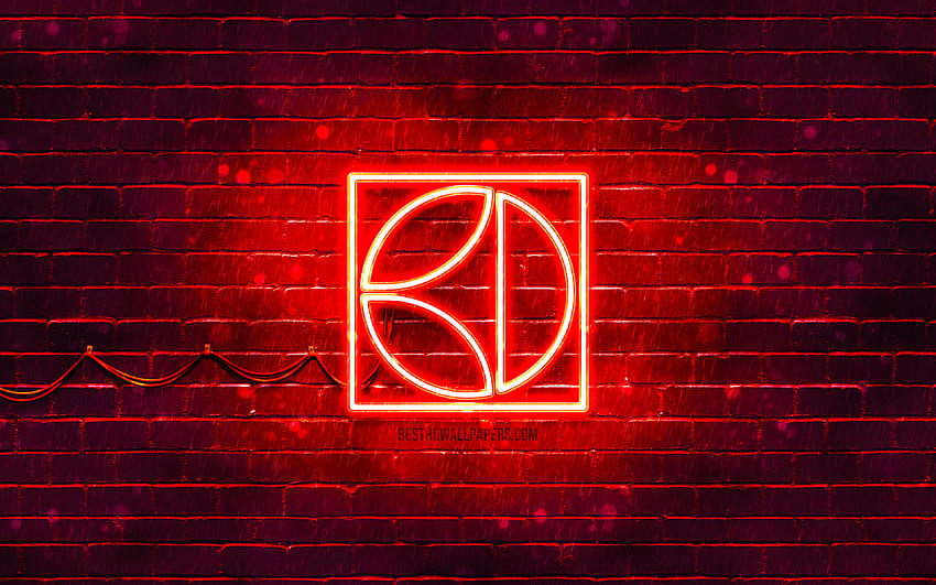 Electrolux rotes Logo, rote Neonlichter, kreativer, roter abstrakter Hintergrund, Electrolux-Logo, Marken, Electrolux HD-Hintergrundbild