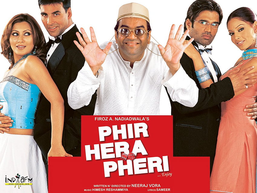 Филми: Phir Hera Pheri Хинди филм Гледайте онлайн HD тапет