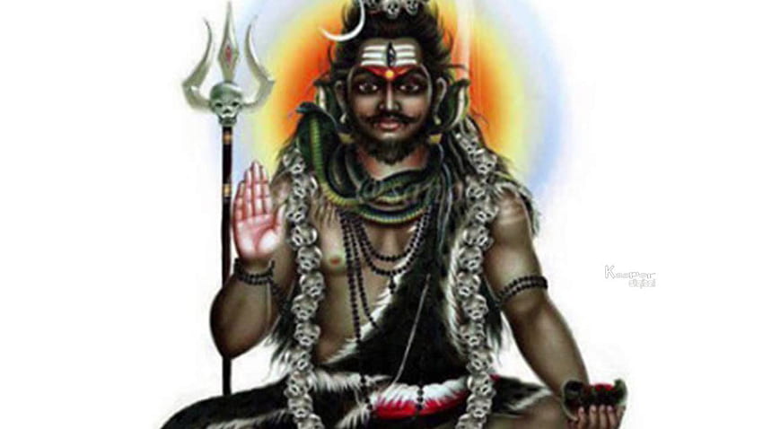Kraftvolles Bhairav-Mantra. Tanno Bhairav ​​Prachodayat. Andächtiges Jaap Mantra, Bhairava HD-Hintergrundbild