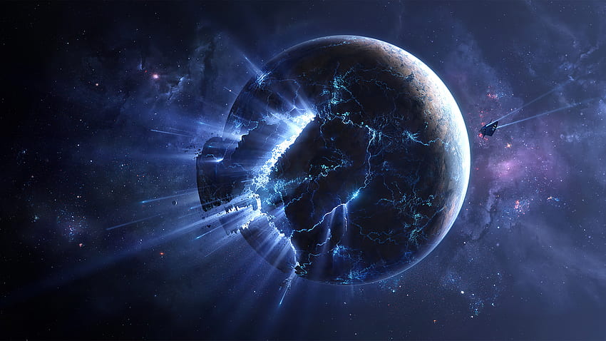Shattered Planet Laptop Full , , Background, and , Planet Laptop HD  wallpaper | Pxfuel