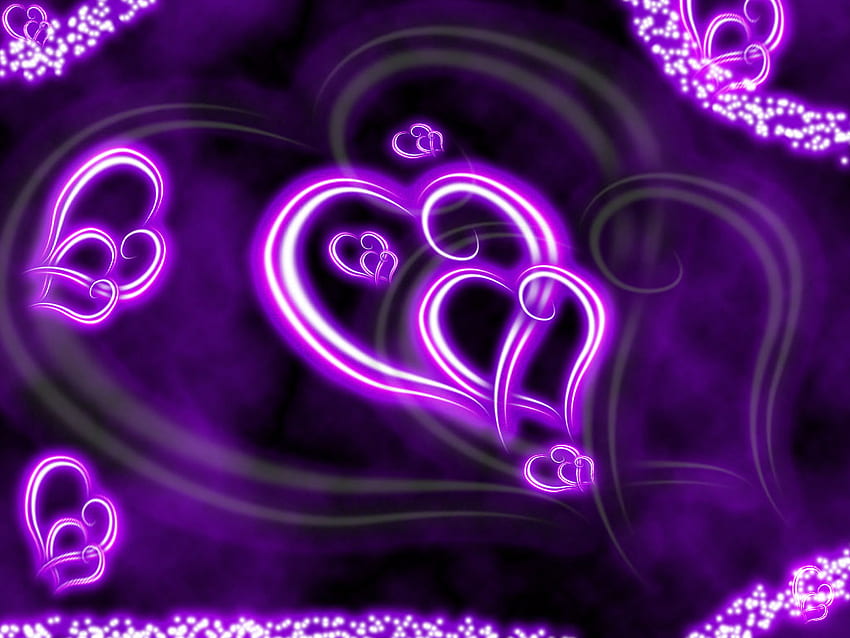 Black And Blue Heart, Black and Purple Heart HD wallpaper | Pxfuel