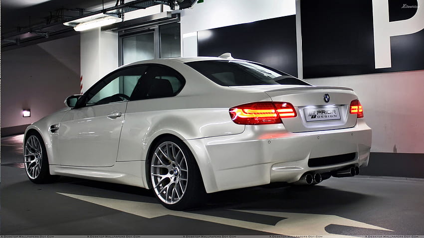 Luz trasera en BMW E92 N E93 M3 Style Wide Body Kit Diseño anterior, BMW M3 E92 fondo de pantalla