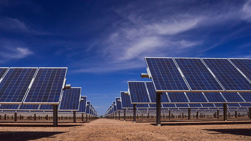 Ogniwo słoneczne - Energia słoneczna - - - Wskazówka, Farma słoneczna Tapeta HD