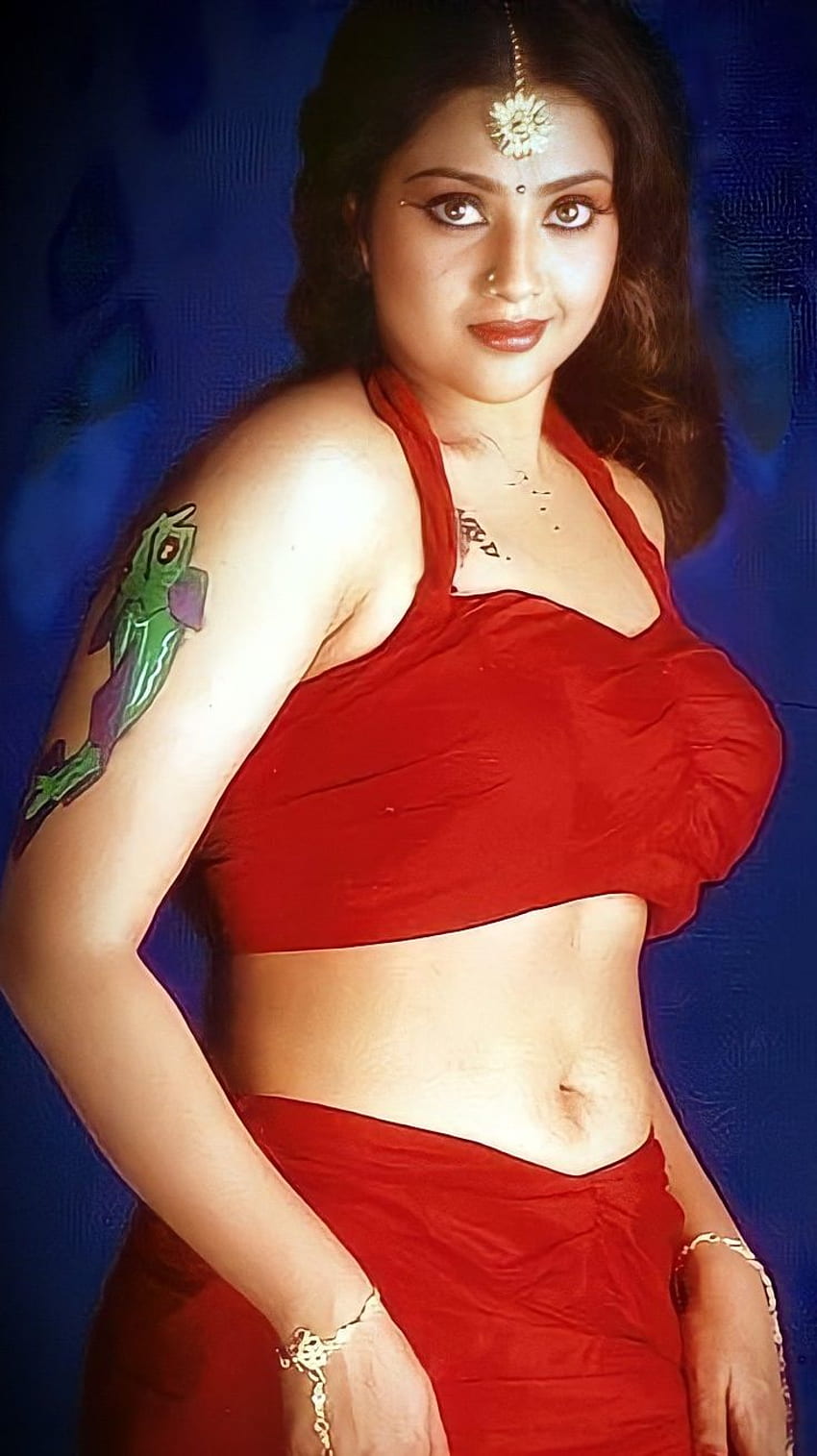 Meena durai Swamy, atriz tamil, umbigo Papel de parede de celular HD