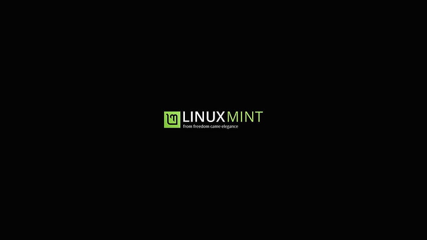 Minimalist Dark Linux, Black Linux HD wallpaper