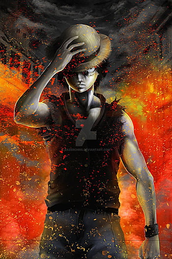 one piece luffy angry wallpaper